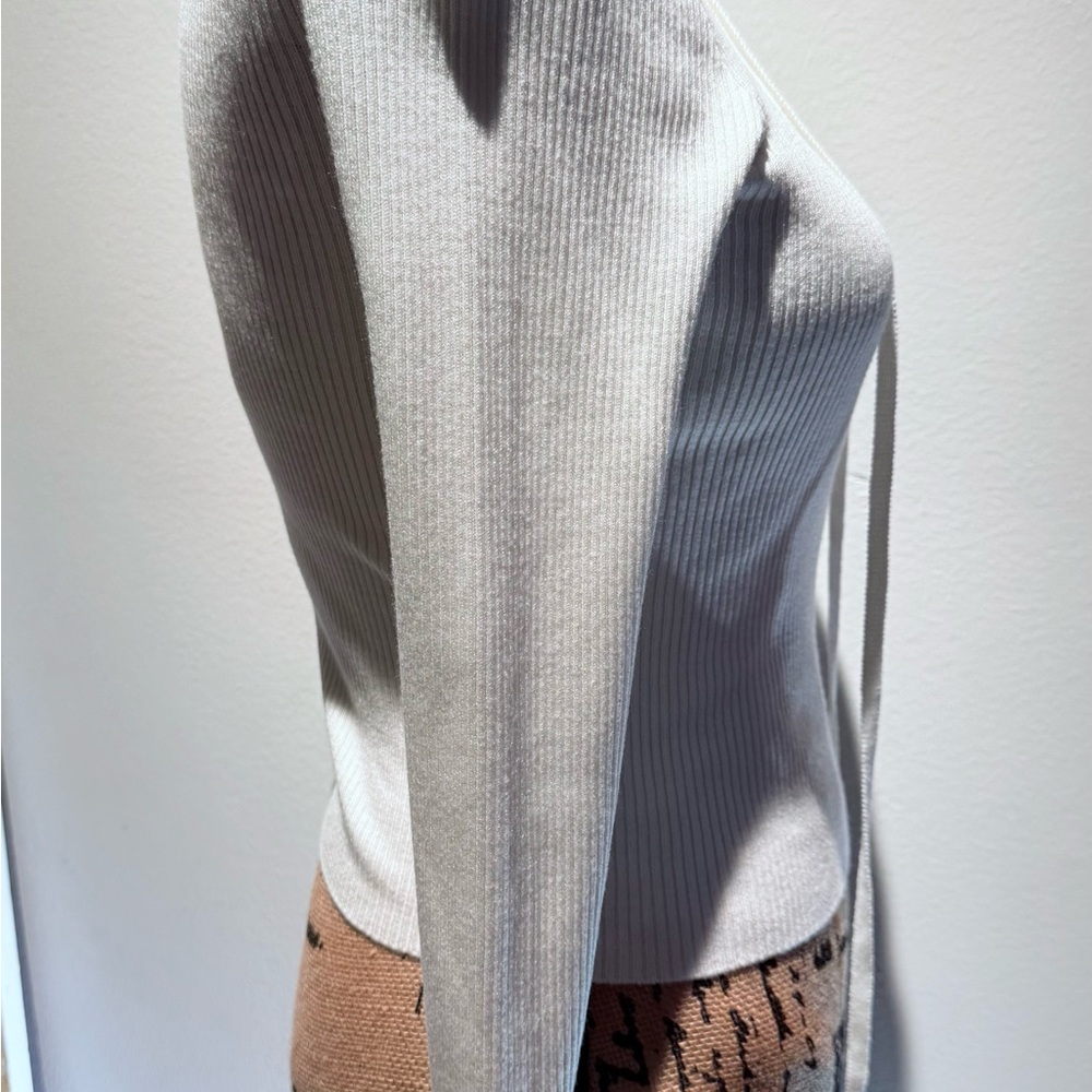 H&M Cream Ribbed Knit Top - Picture 5 of 7
